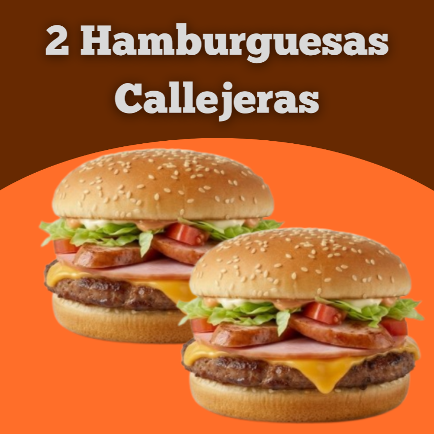 2 Hamburguesas Callejeras