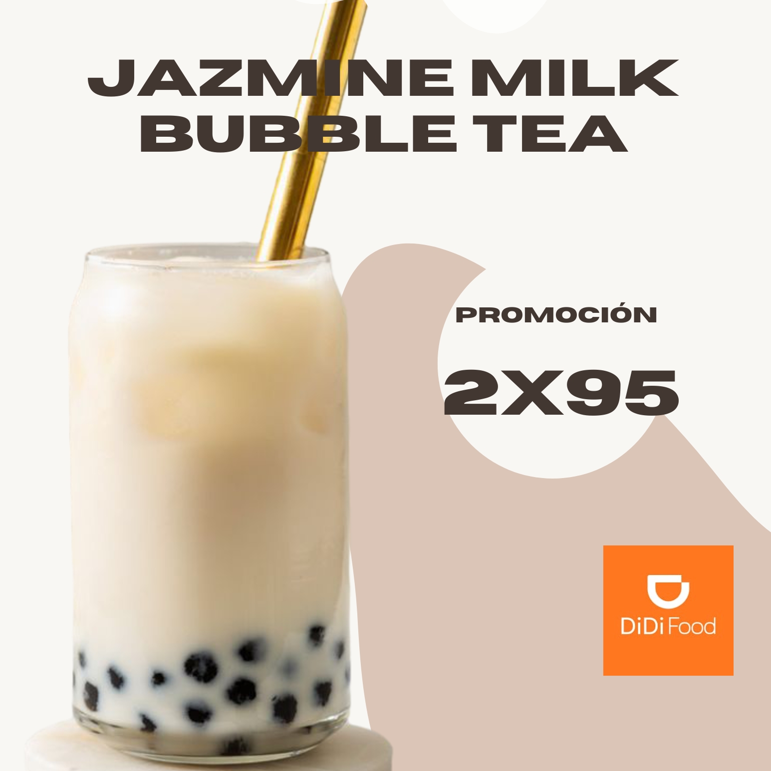 Jazmin Milk Bubble Tea