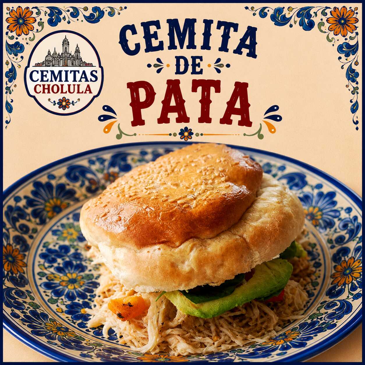 Cemita de pata