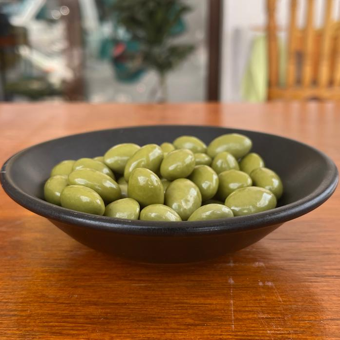 Almendras con MATCHA