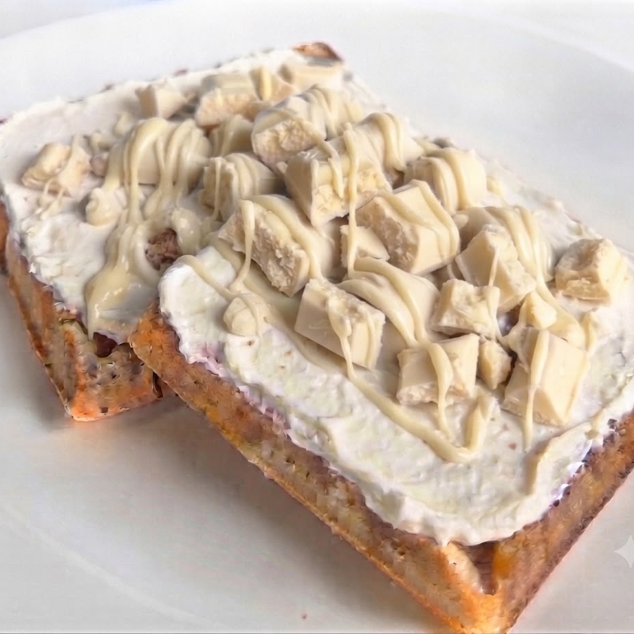 Waffle Carlos V Blanco