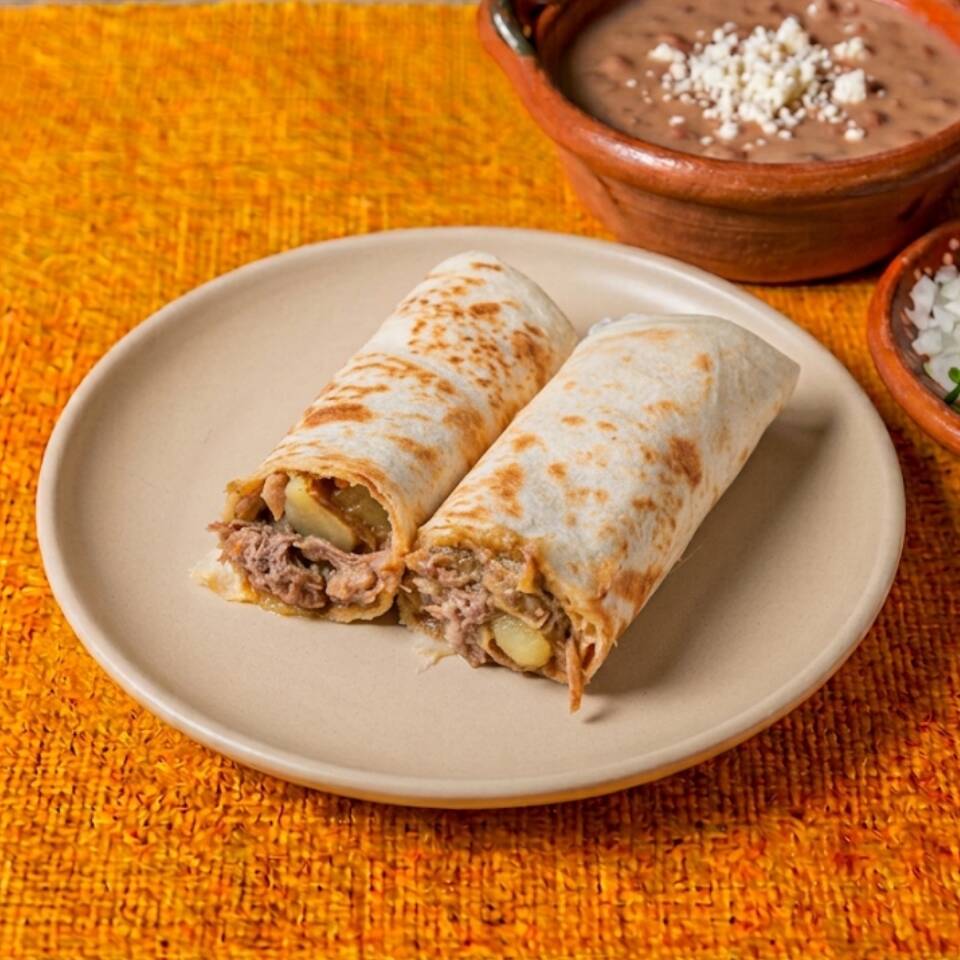 Burrito Deshebrada Verde