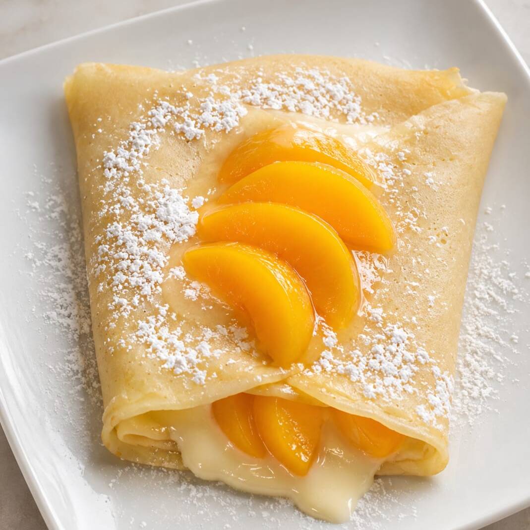 Crepa de Durazno y Lechera