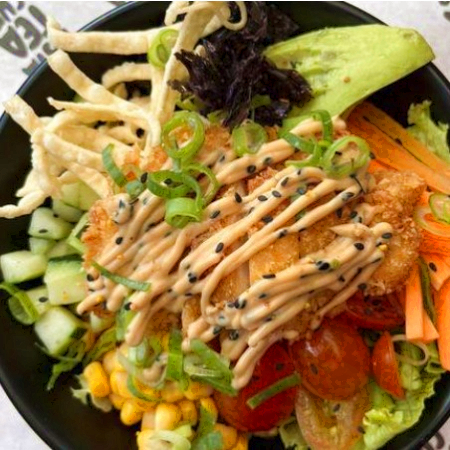 Poke Pollo + Bebida + Galleta