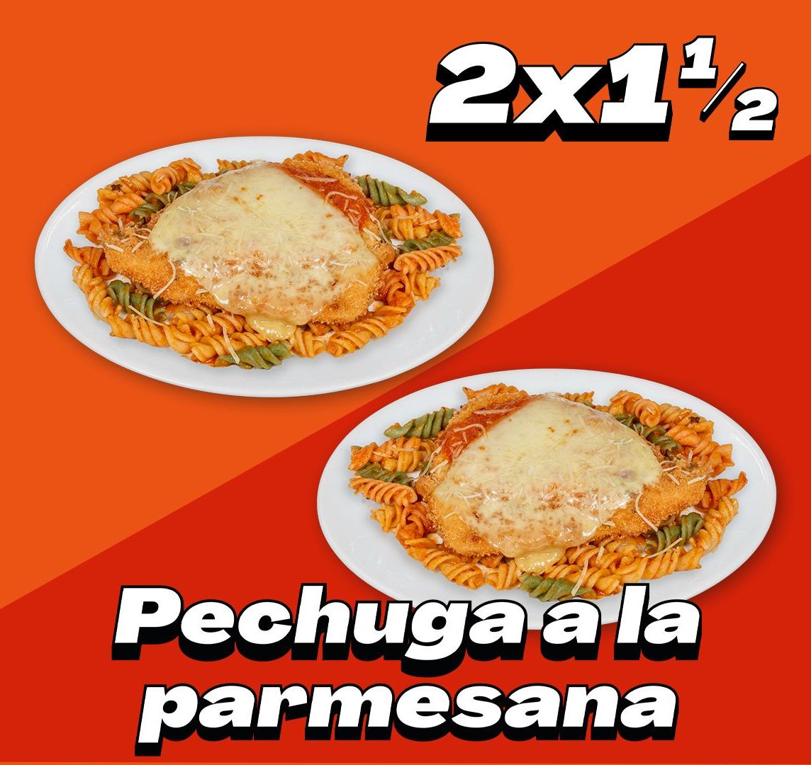 Pechuga Parmesana 2 x 1
