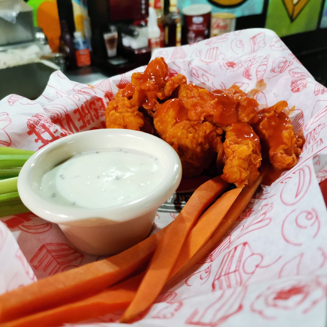 Boneless con Papas