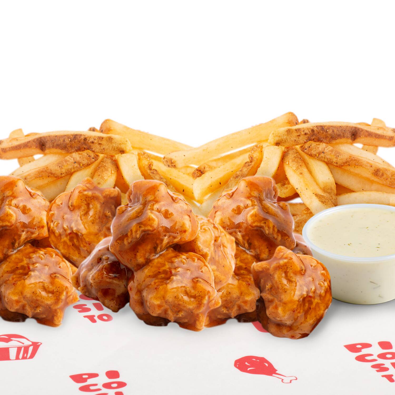 Boneless 12 Piezas + Papas Francesas Individuales