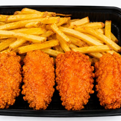 Alitas Crispy + Papá + Cremas