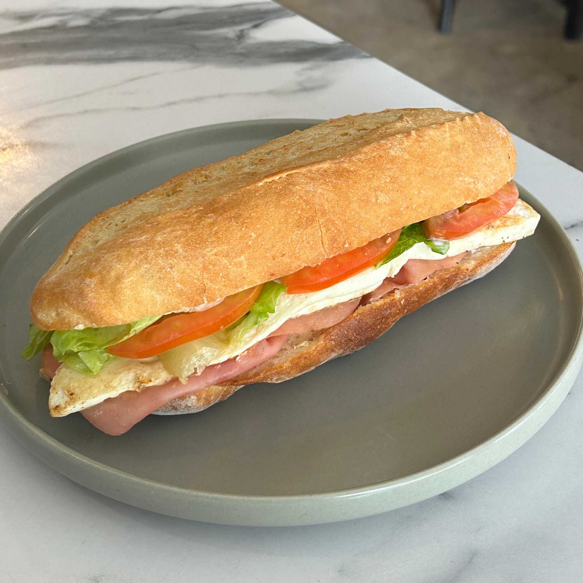 Lonche de Panela con Jamón