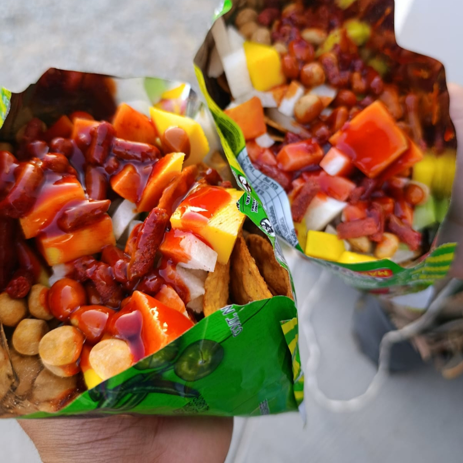 Tostilocos tropical con mango