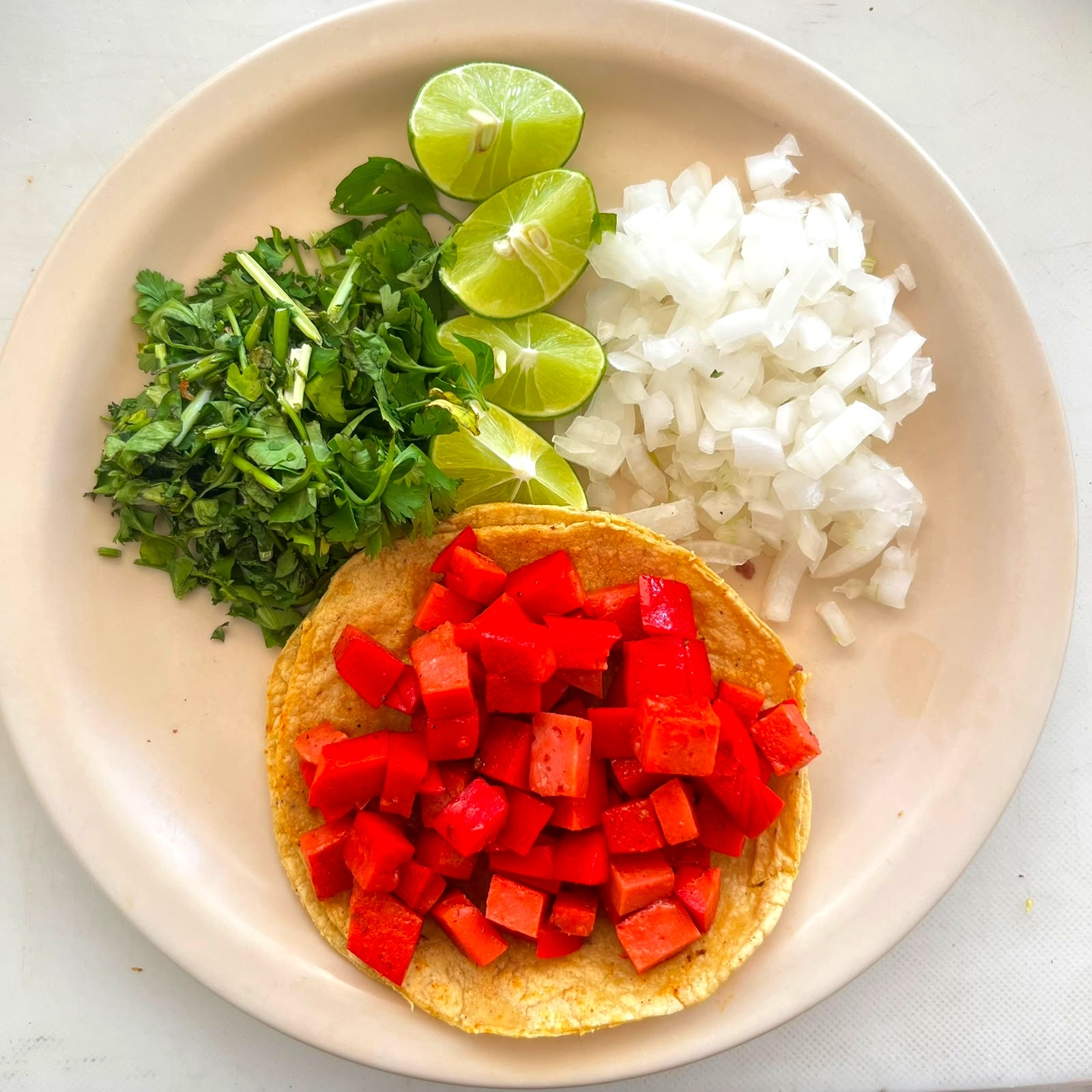 Taco de salchichon