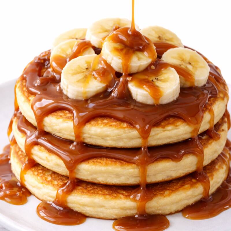 Hotcakes con Cajeta