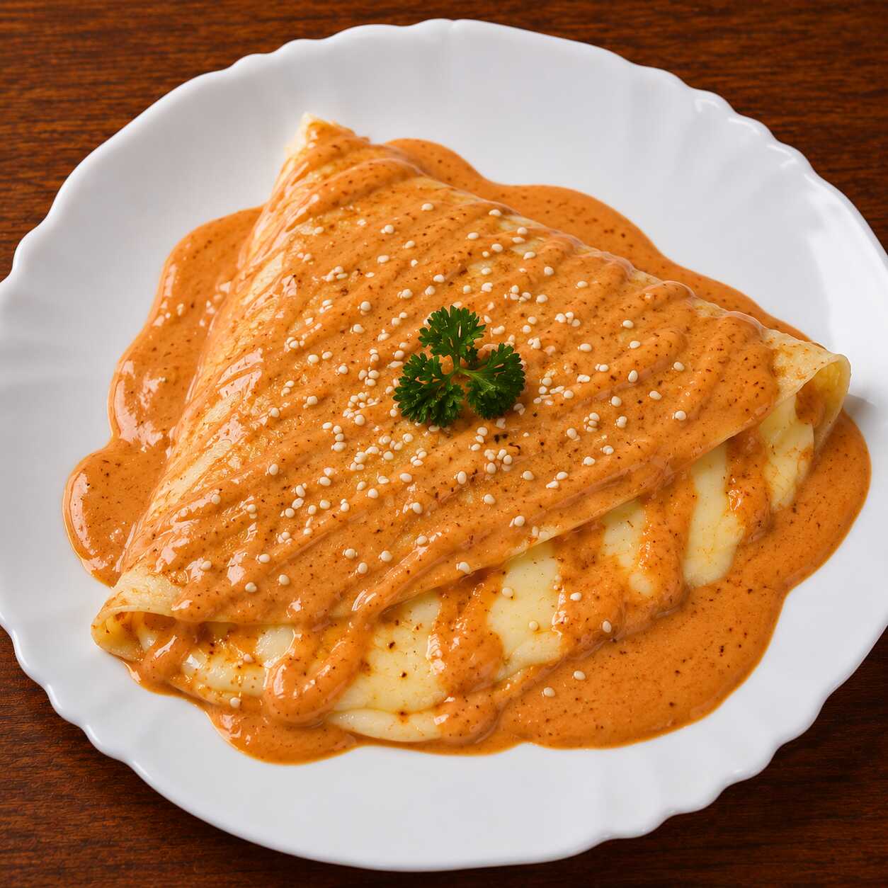 Crepa de Crema Chipotle con Queso