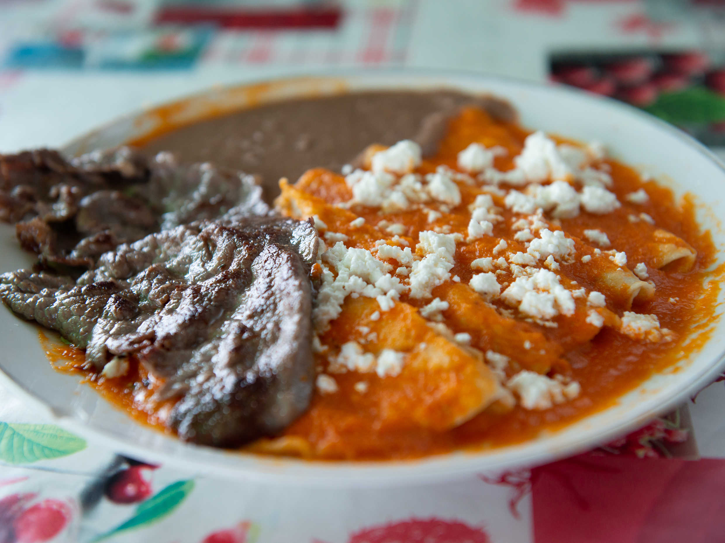 Entomatadas con Bistek