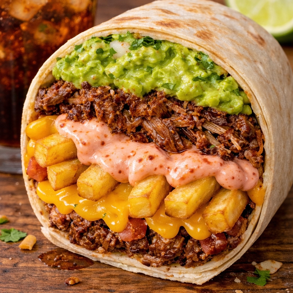 Burrito California Con Gaseosa