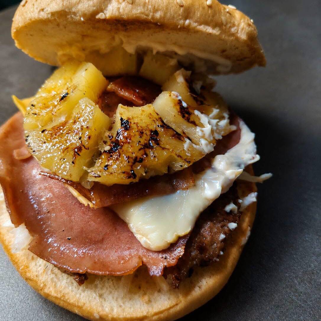 Hamburguesa Hawaiana