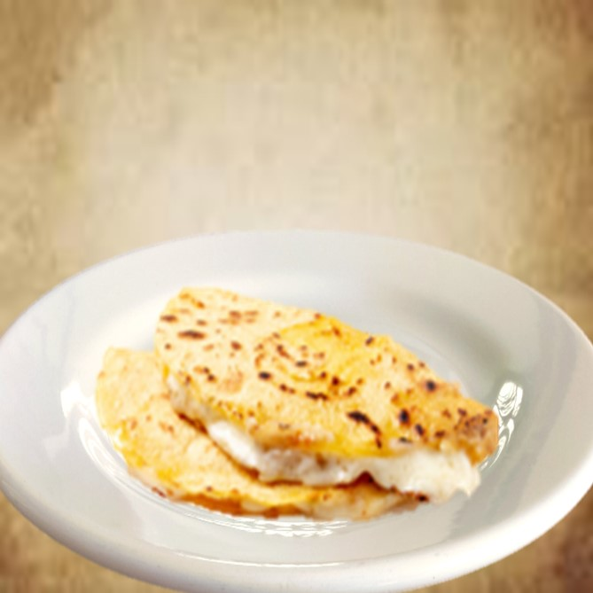 Quesadilla con Tortilla Hecha a Mano