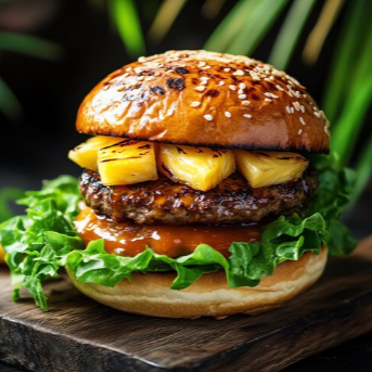 Hamburguesa Hawaiana