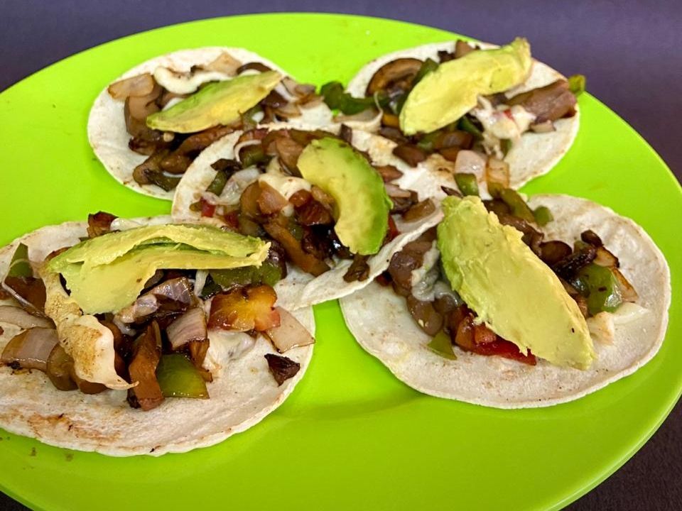 4 Tacos Vegetariano..
