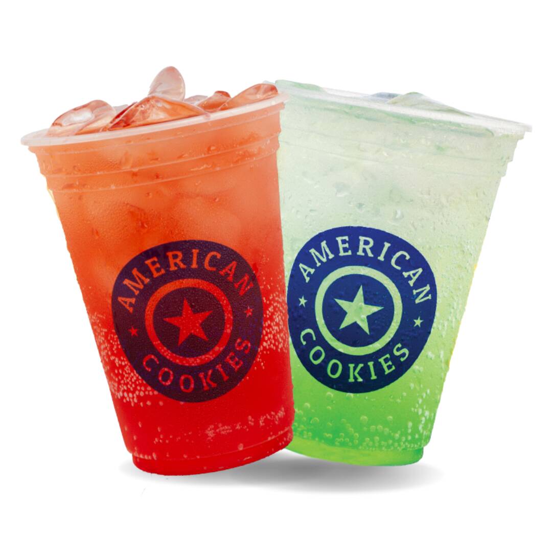 Escolha 2 sabores de American Soda.