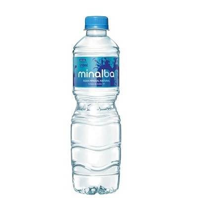 Água mineral sem gás 500ml.