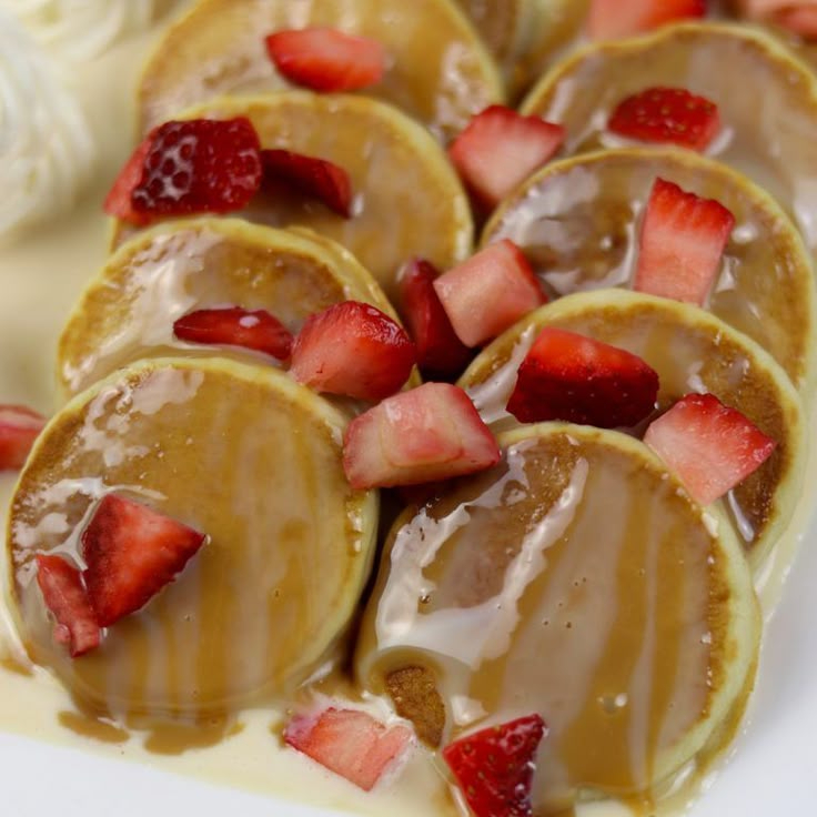 20 Mini Pancakes con Miel o Lechera
