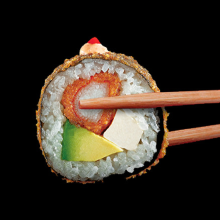 SUSHI 2X1 ( dos rollos en un mismo plato )