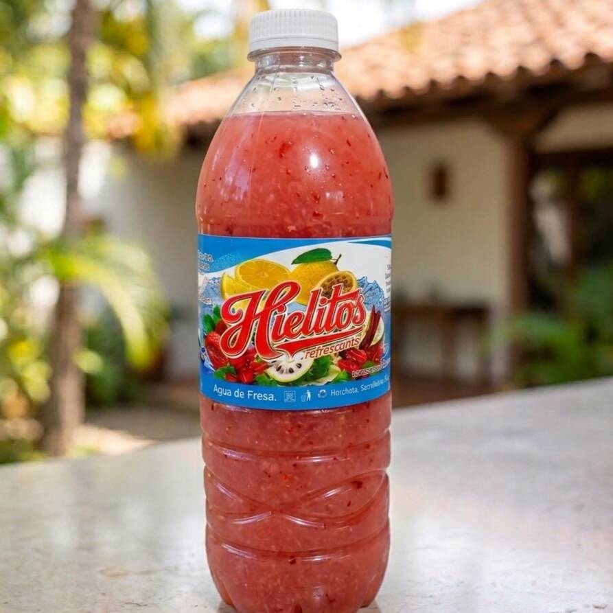 Agua De Fresa Con Limón 500ml