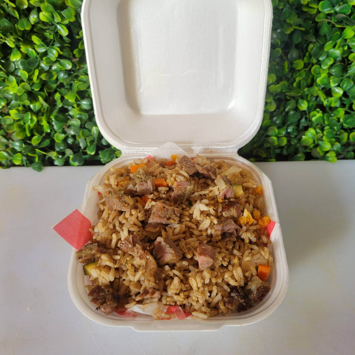 Arroz Frito con Carne!