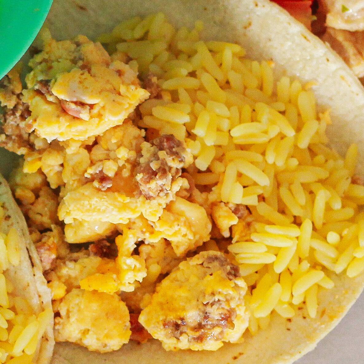 Taco de Huevo con Longaniza