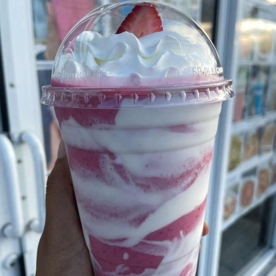 Frappe Fresas con Crema
