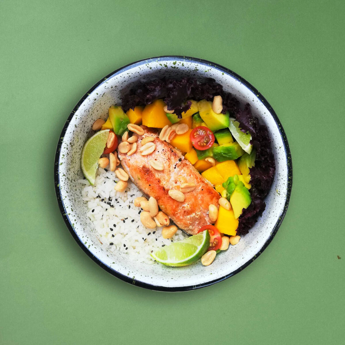 Bowl Salmón Mango Biche