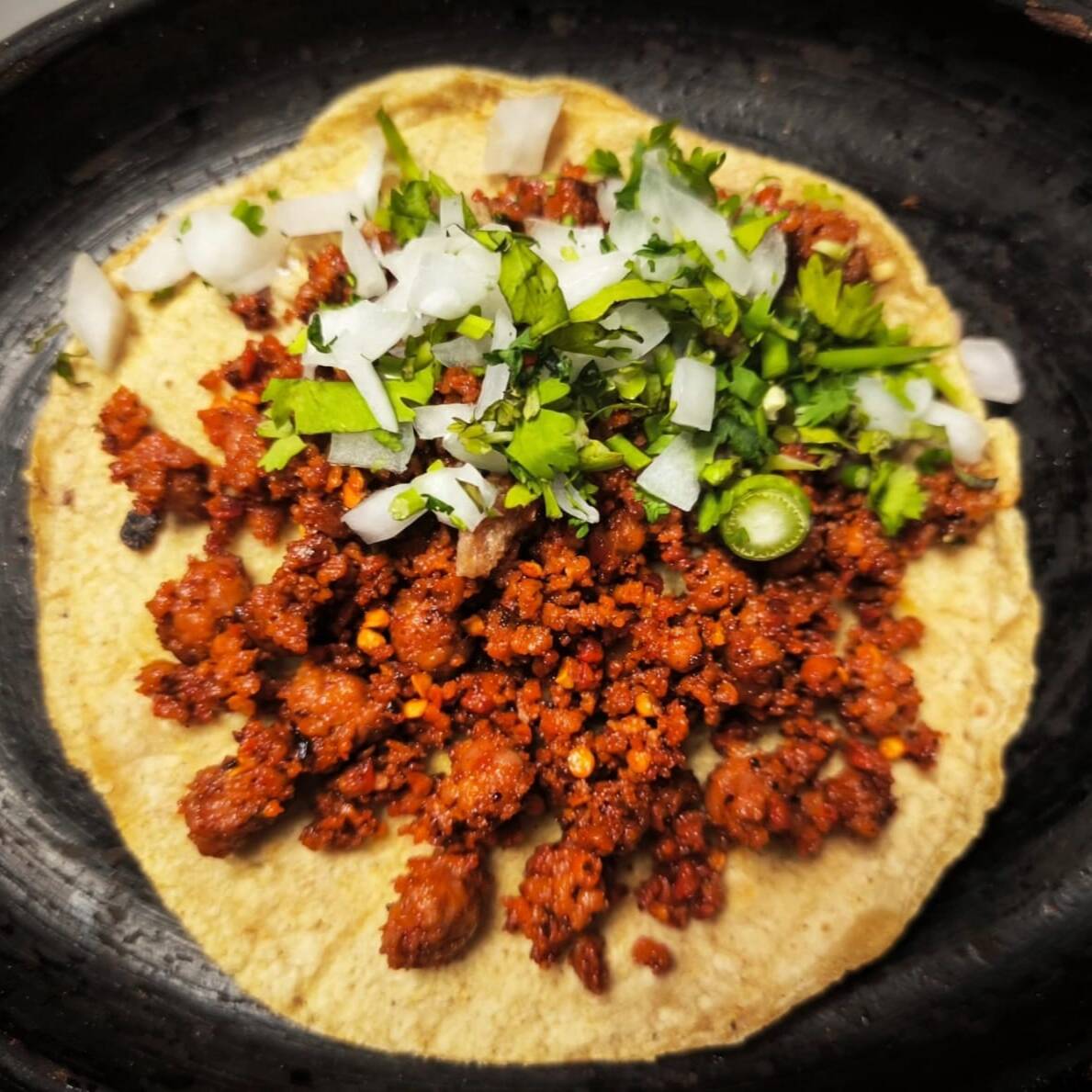 Taco de Chorizo