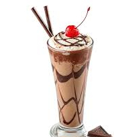 Malteada de chocolate