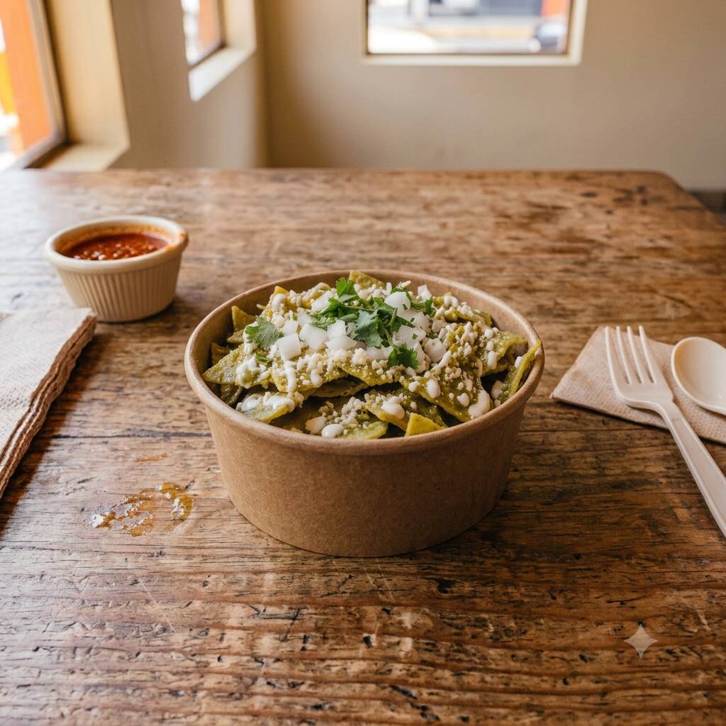Chilaquiles Verdes Clasicos Chicos