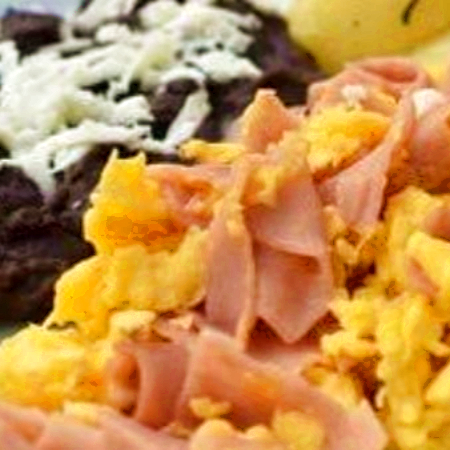 HUEVOS CON JAMON