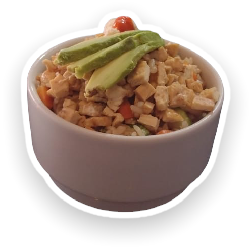 Yakimeshi de pollo