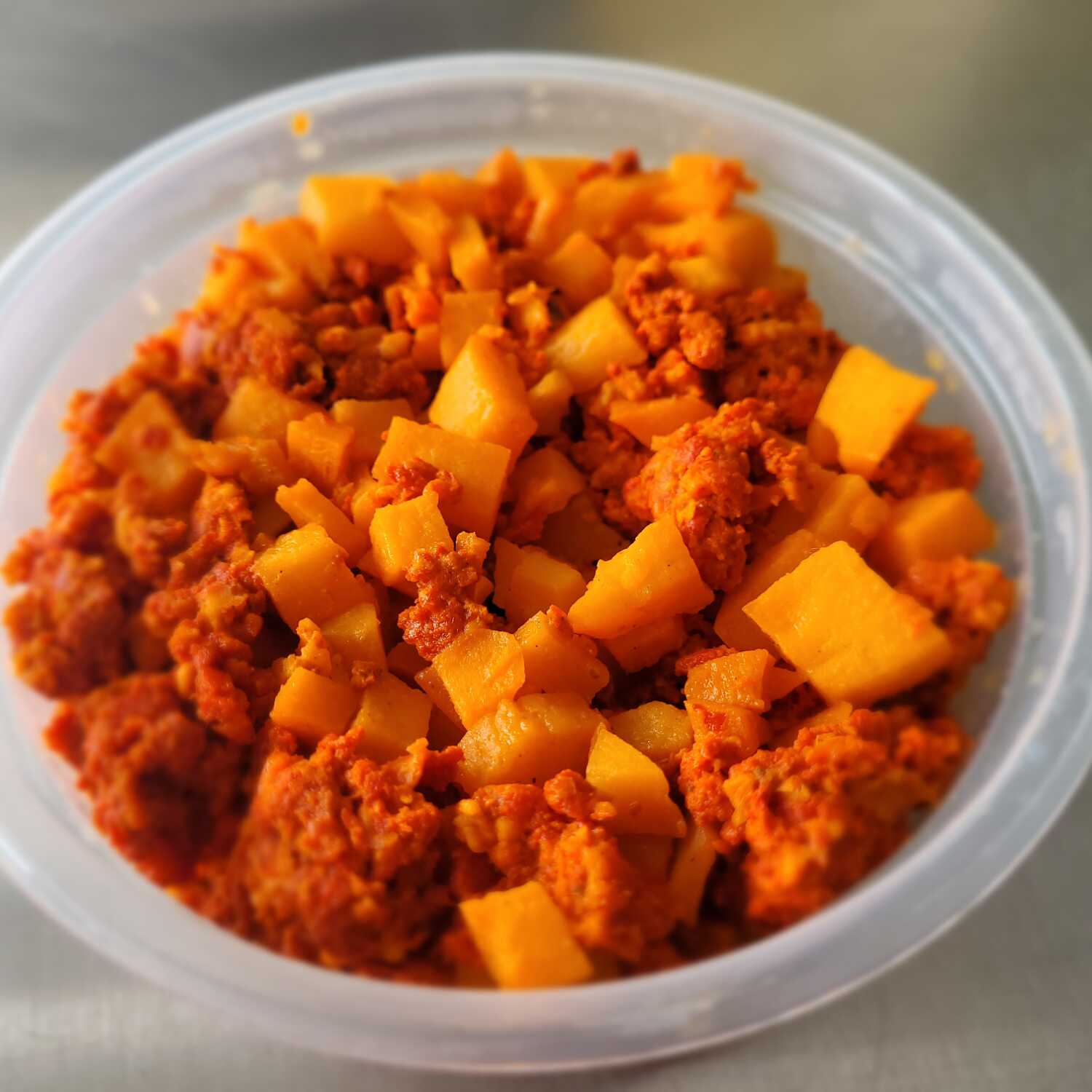 Papas con Chorizo