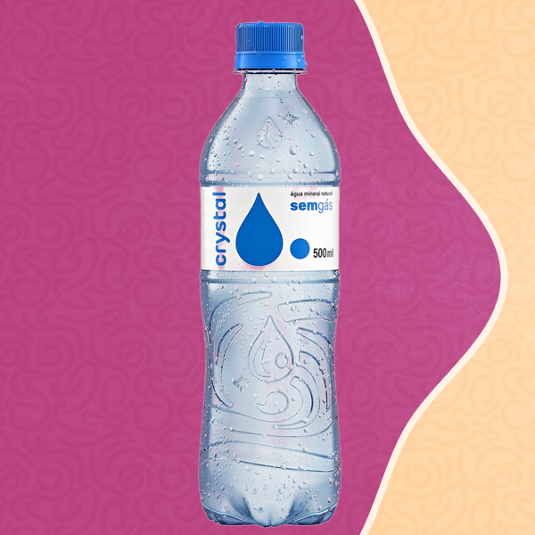 Garrafa d' água mineral sem gás 500ml