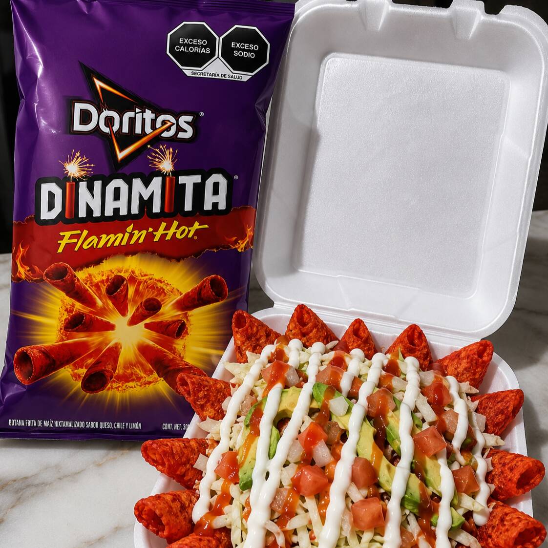 Doritos Dinamita preparados