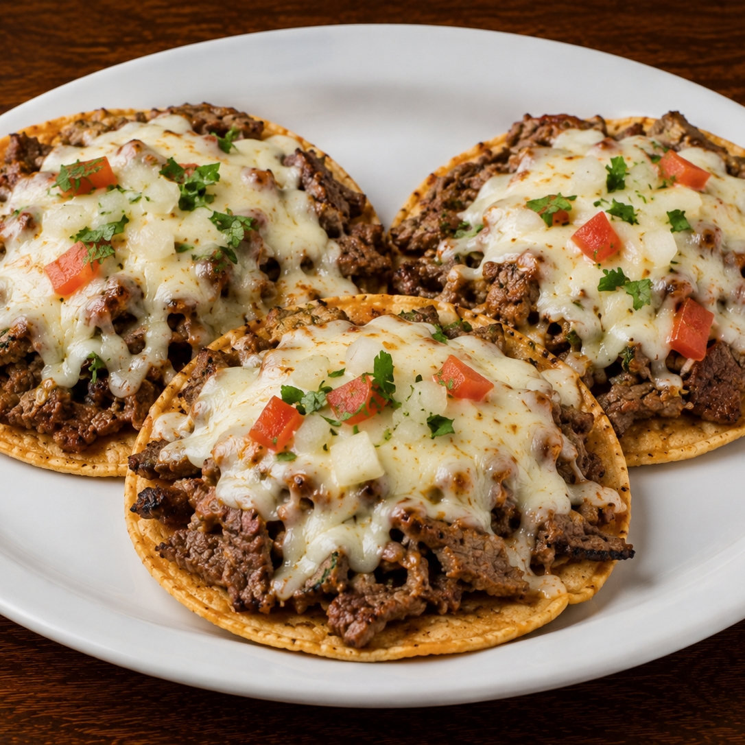 Taco de Chuleta con Queso