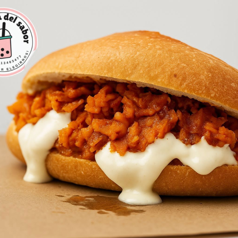 4-Lonche de Chilaquiles Rojos