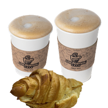 Individual Capuccino Caliente + Croissant J&Q