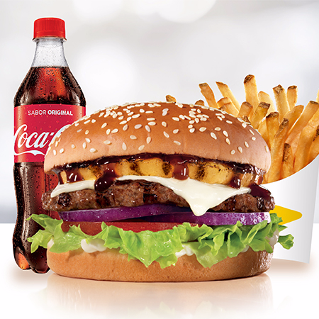 Combo de Hamburguesa Hawaiana