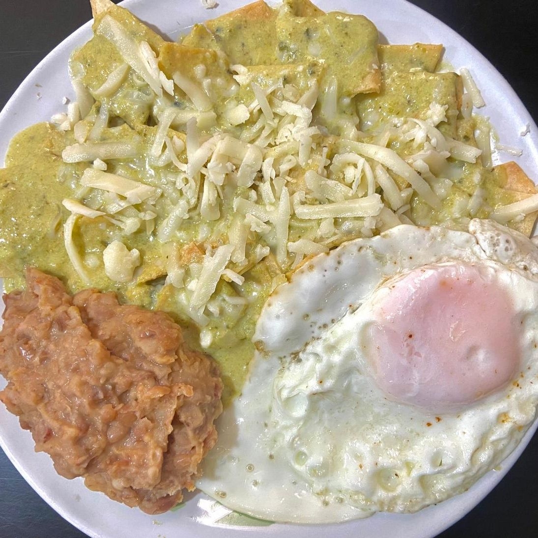 Chilaquiles de Huevo Poblanos