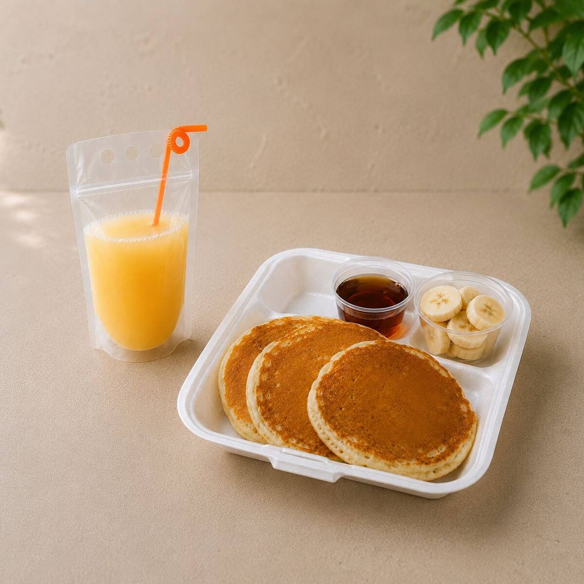 HOTCAKES CLASICOS (3PZS) + POUCH ZERO NARANJA