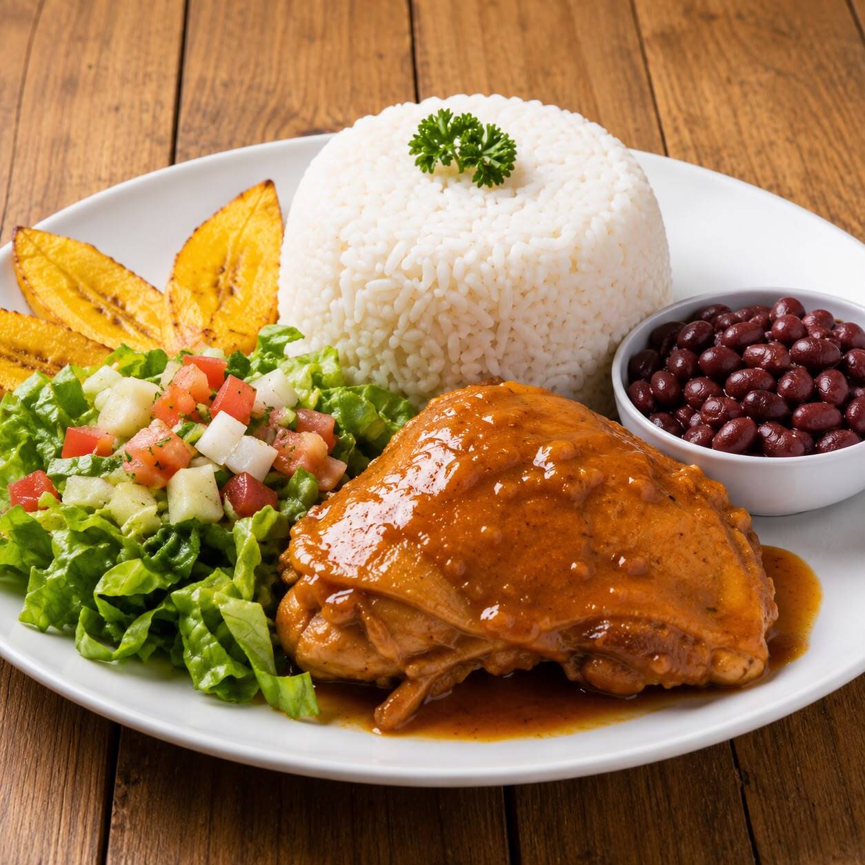 2 Casados Pollo en Salsa + 2 Refresco