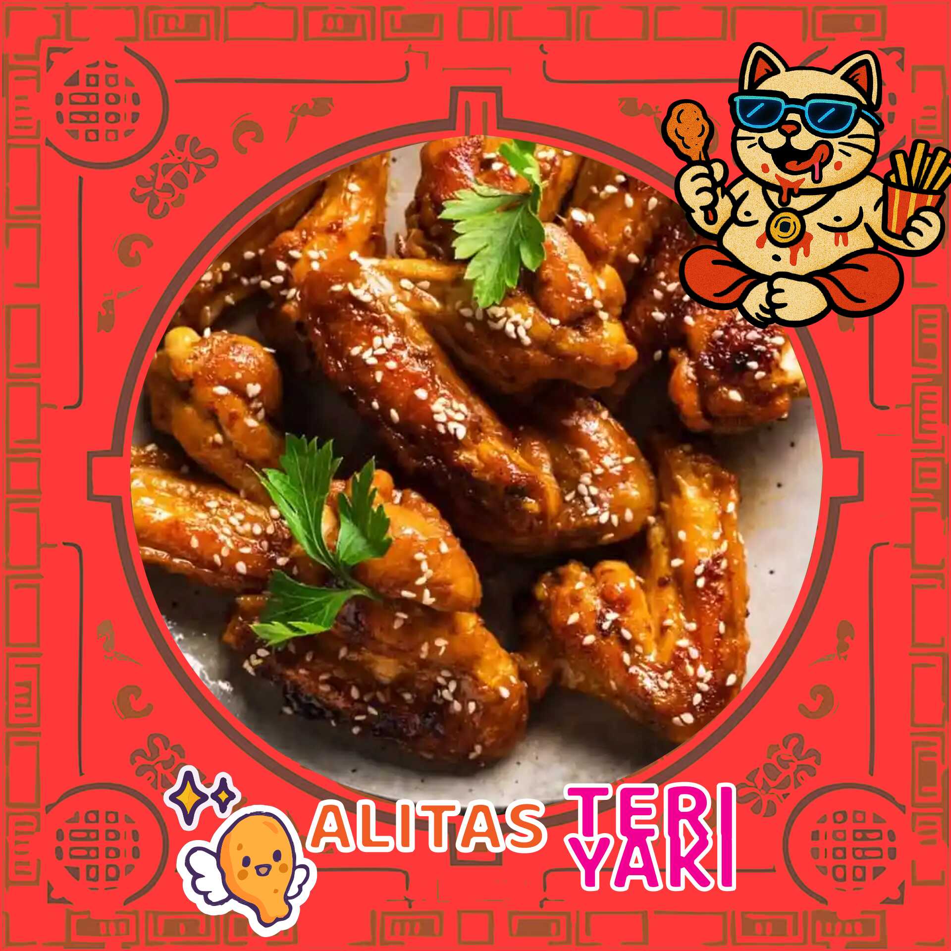 Alitas Teriyaki 7s
