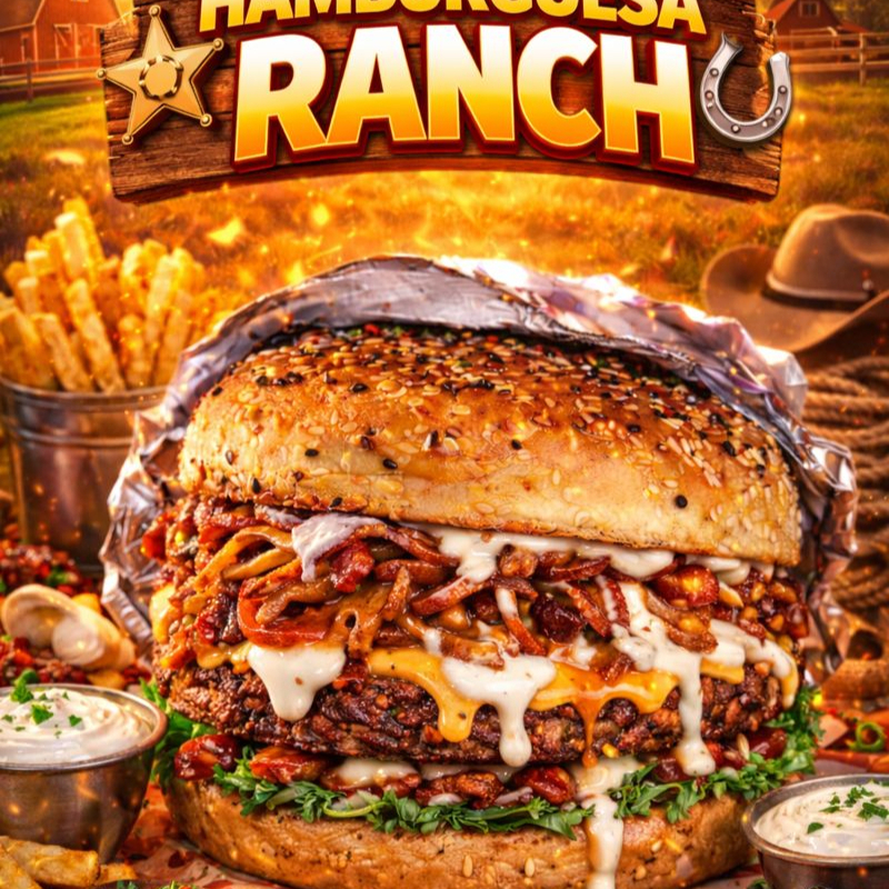 HAMBURGUESA RANCH 🍔