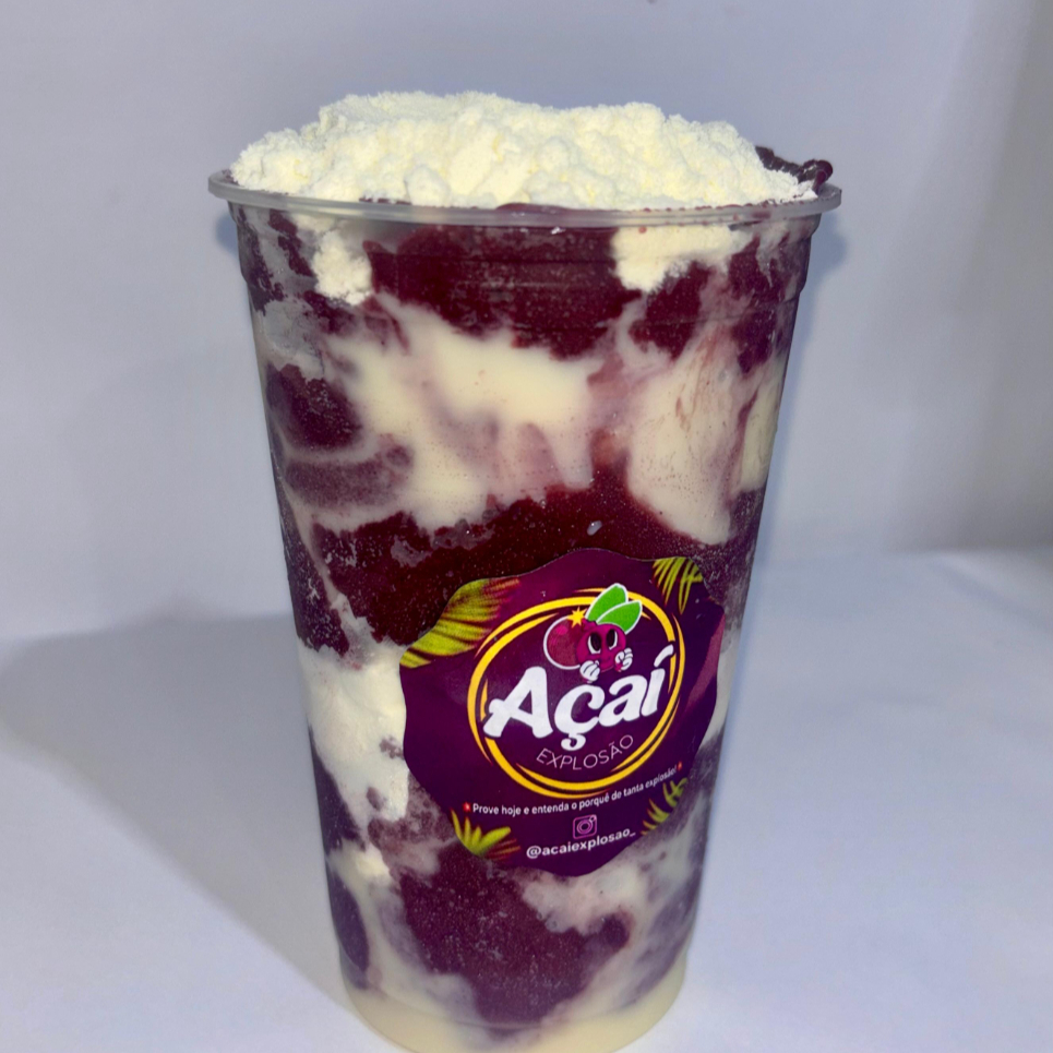 Muito sabor em um copo só! São 750 ml de açaí cremoso, montado totalmente ao gosto do cliente. Escolha 5 adicionais e crie a combinação perfeita do jeitinho que você ama! Copos iram montados